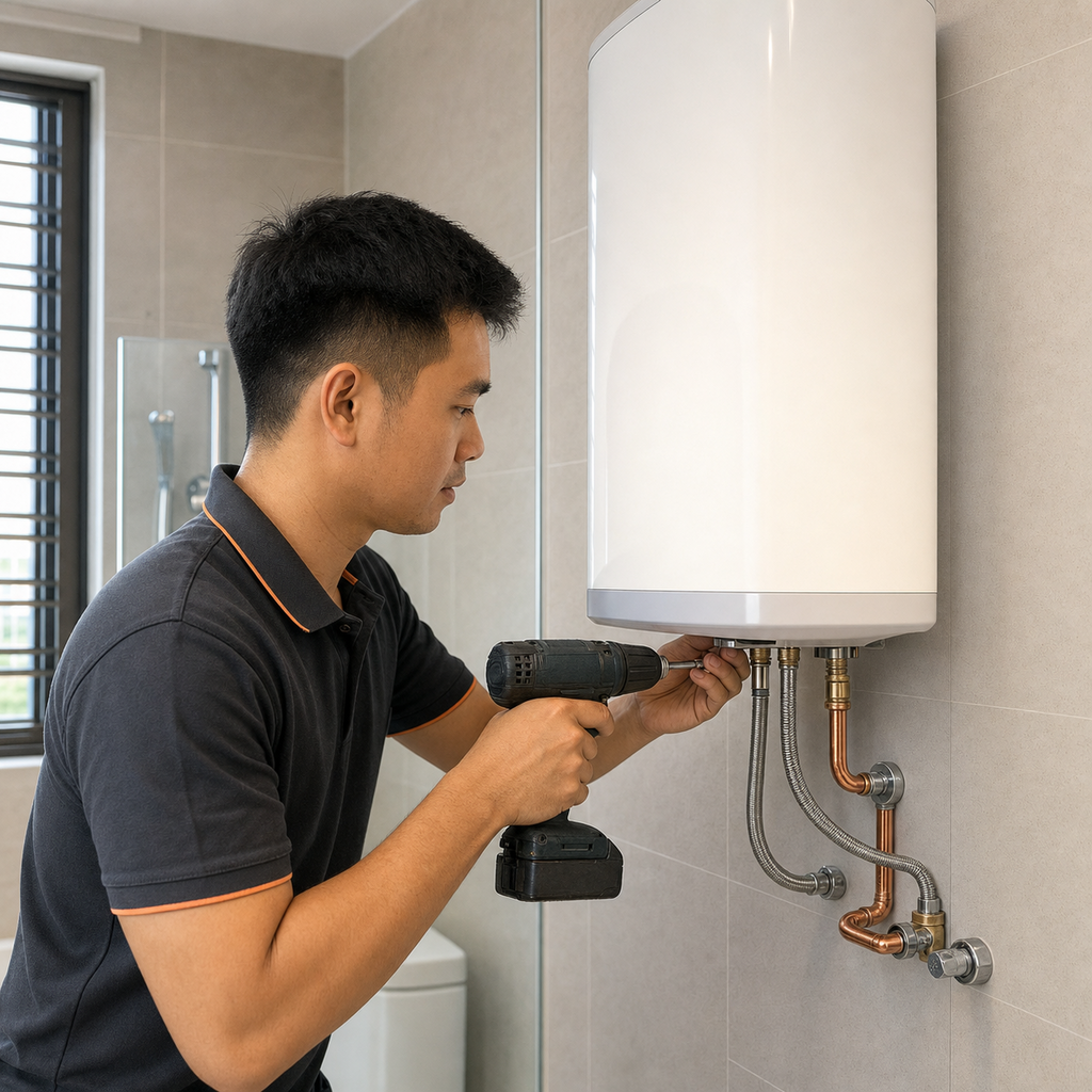 Water heater installation